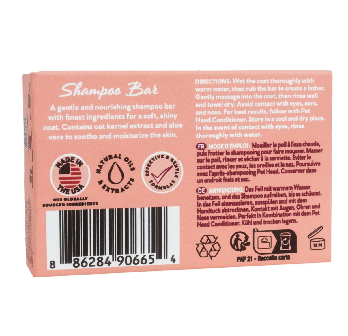 Shampoing Solide Pet Head 85g